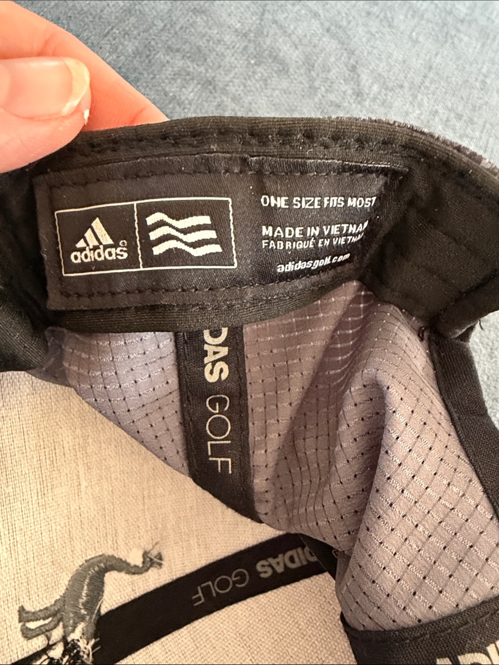 adidas Grey Heathered Peahen Embroidered Baseball Hat - Picture 4 of 7